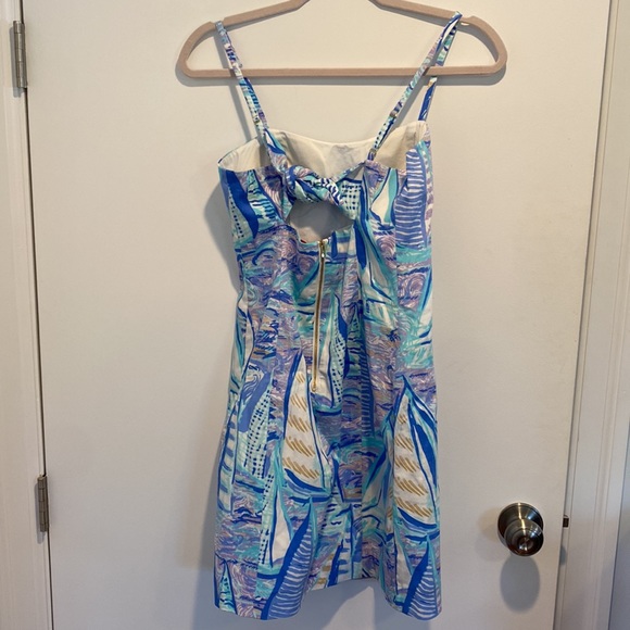 Lilly Pulitzer mini dress.  Sailboat print. - Picture 2 of 4